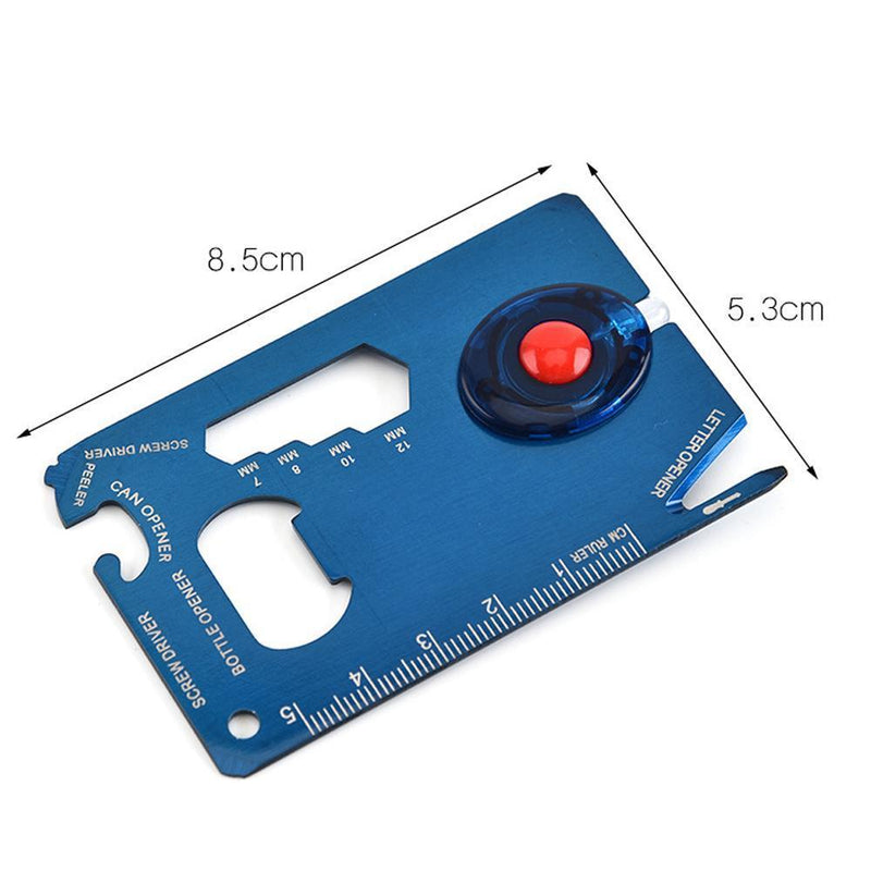 EDC Multifunctional Card with Led Light