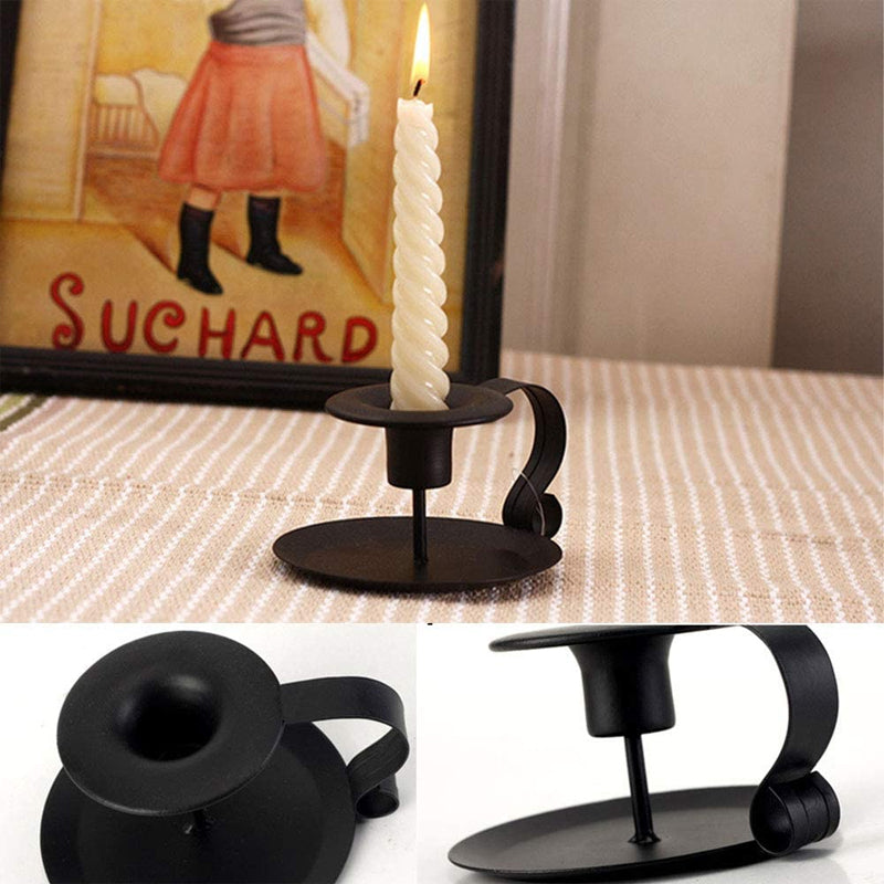 Wrought Iron Taper Candle Holder