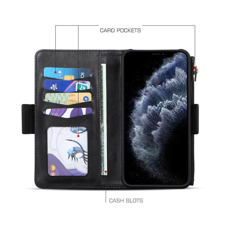 Detachable Magnetic With Wrist Strap Case For Iphone