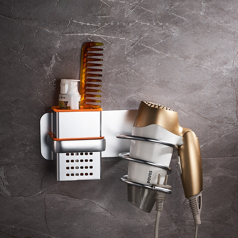 Wall-Mounted Hairdryer Rack