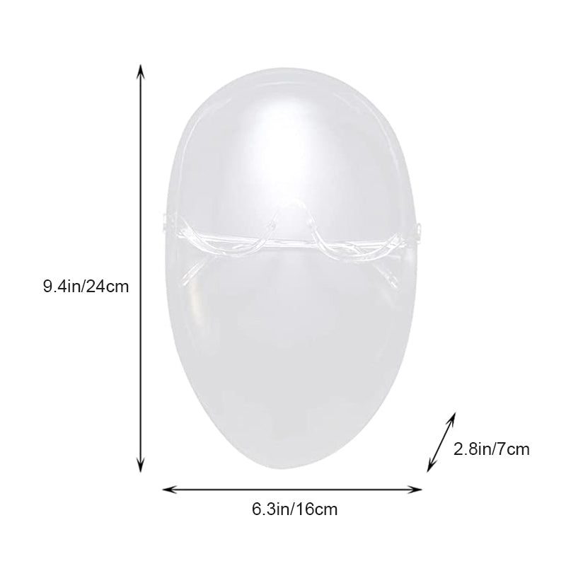 Anti-fog Transparent Protective Shield