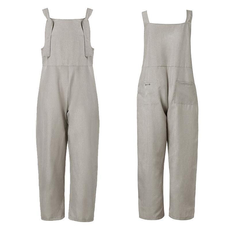 Casual Jumpsuits Overalls Baggy Bib Pants Plus Size