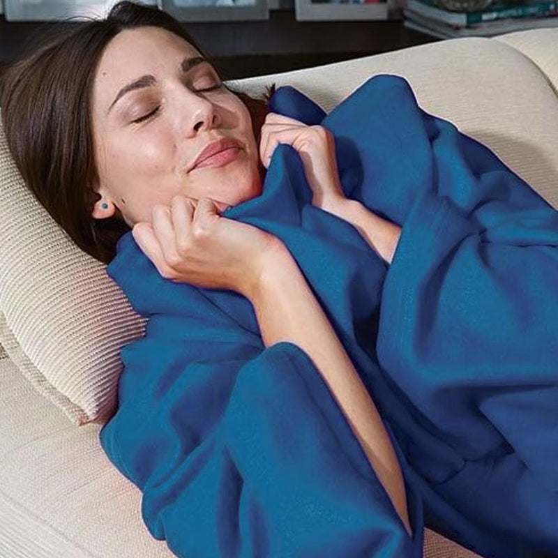 Full Body Snuggle Blanket With Sleeves