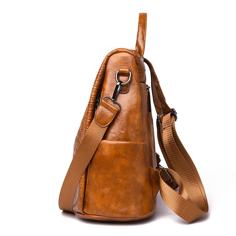 Women Fashion Soft Leather Backpack