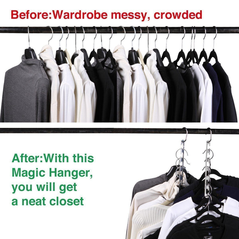 Hirundo Magic Clothes Stainless Steel Hangers